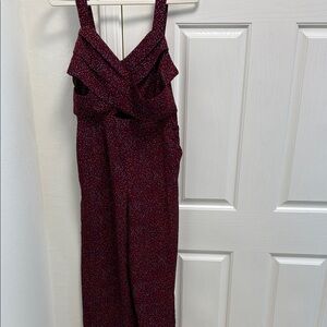 VICI Burgundy Jumpsuit